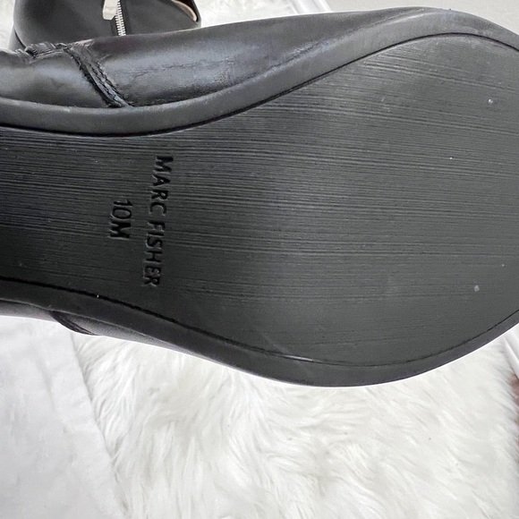 Marc Fisher leather pointed toe ankle boots booties size 10 M - Picture 10 of 15